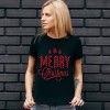 Koszulka Damska T-Shirt Merry Christmas