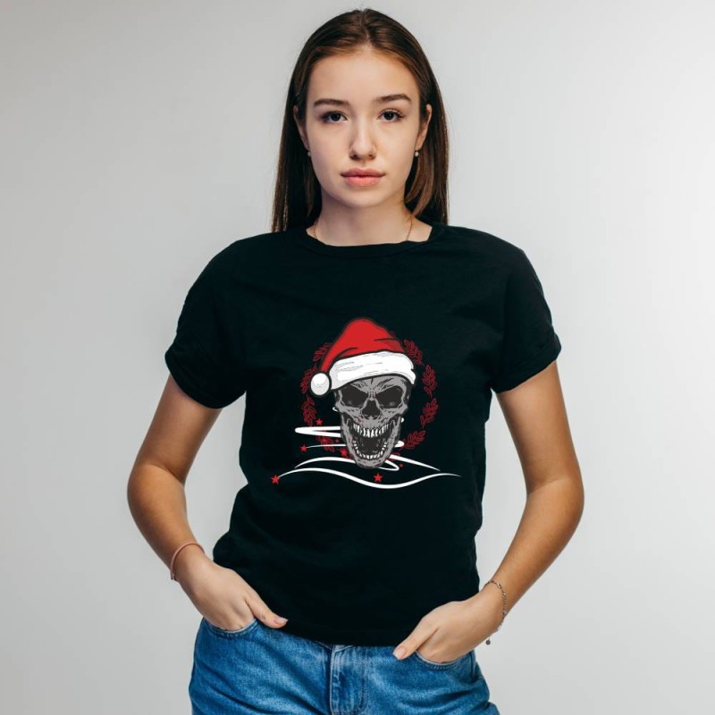 Koszulka Damska T-Shirt Świąteczna