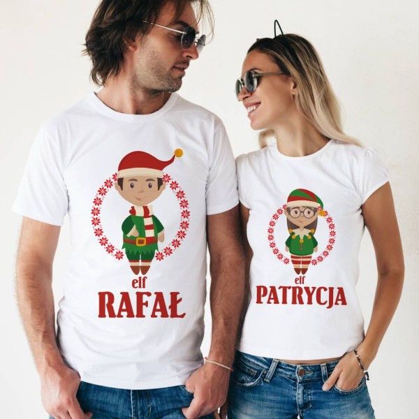Zestaw Świątecznych Koszulek Dla Pary