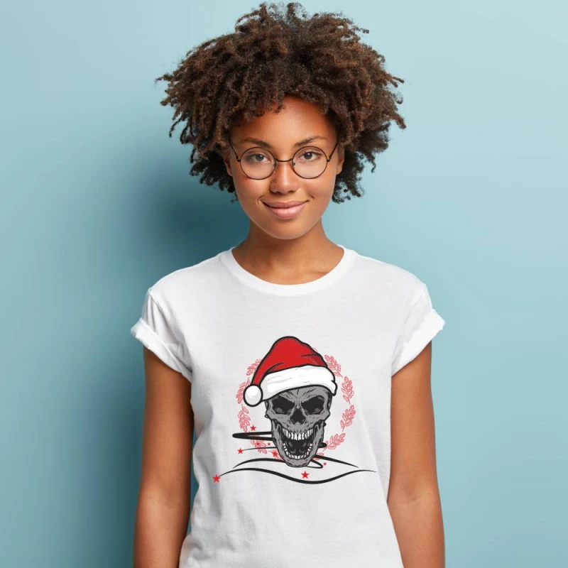 Koszulka Damska T-Shirt Świąteczna