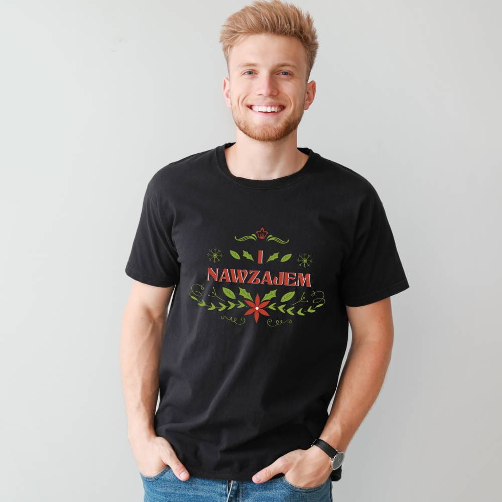 Koszulka Męska T-Shirt Świąteczny