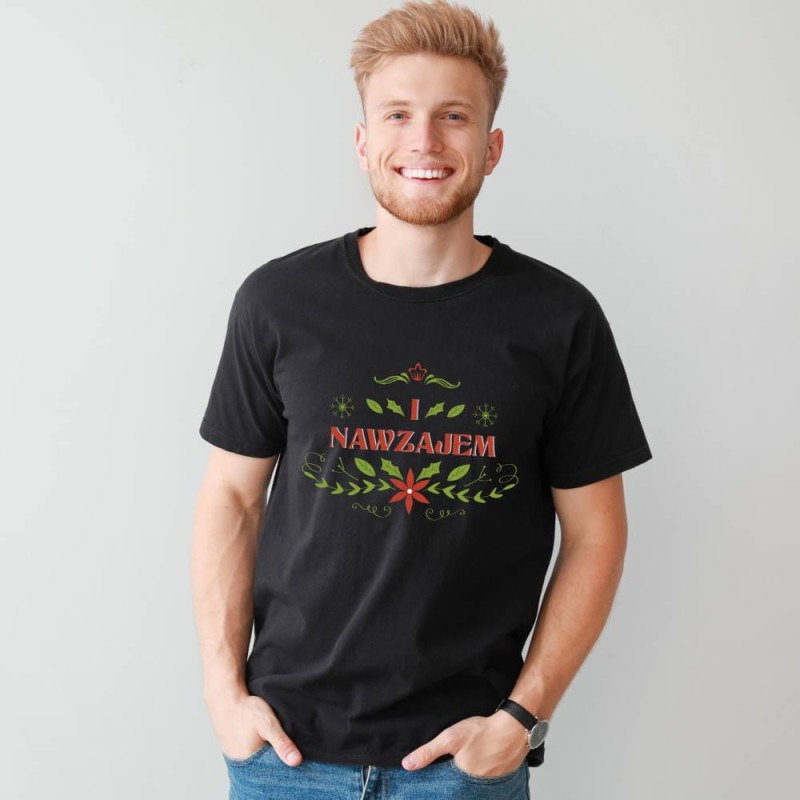 Koszulka Męska T-Shirt Świąteczny