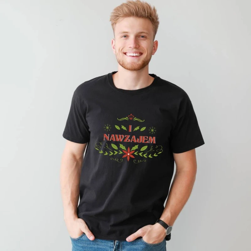 Koszulka Męska T-Shirt Świąteczny