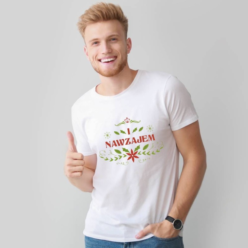 Koszulka Męska T-Shirt Świąteczny