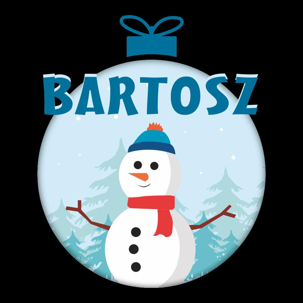 Koszulka Męska T-Shirt Z Mikołajem + imię