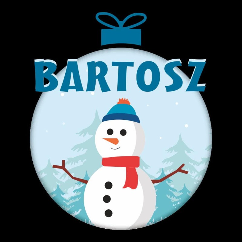 Koszulka Męska T-Shirt Z Mikołajem + imię