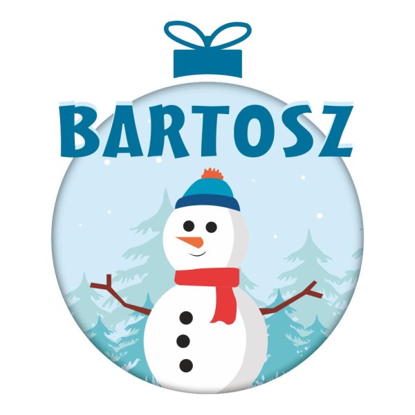 Koszulka Męska T-Shirt Z Mikołajem + imię