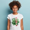 Koszulka Damska T-Shirt Urocza Śnieżynka + imię