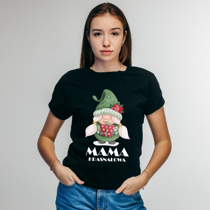 Koszulka Damska T-Shirt Mama Krasnalowa