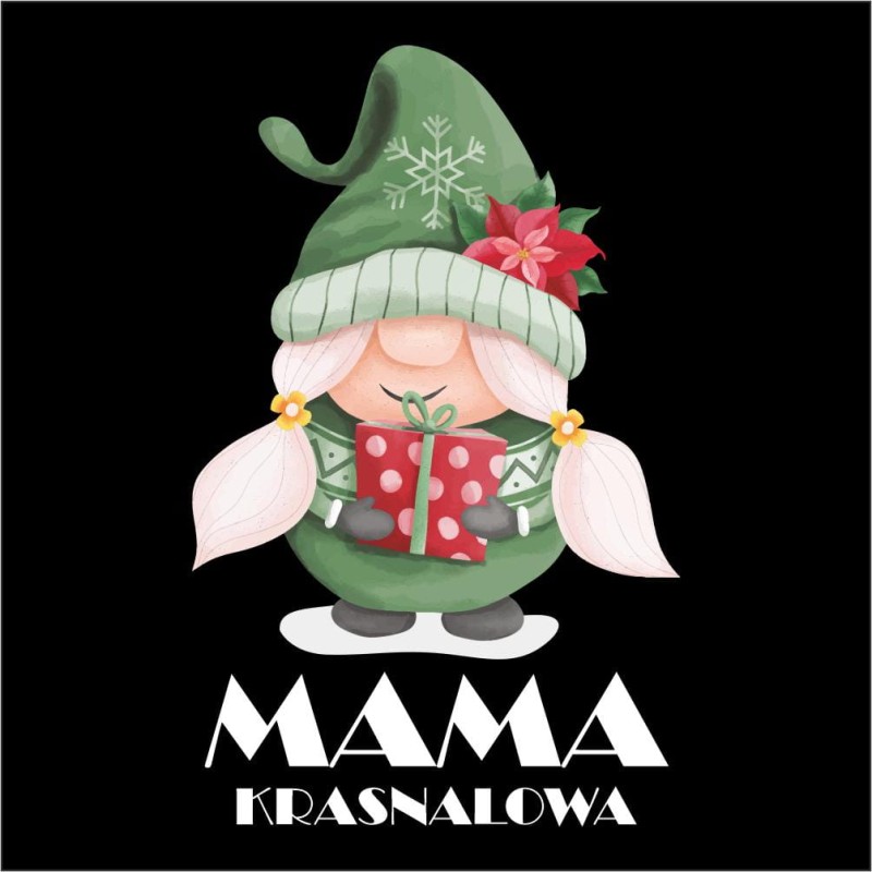Koszulka Damska T-Shirt Mama Krasnalowa