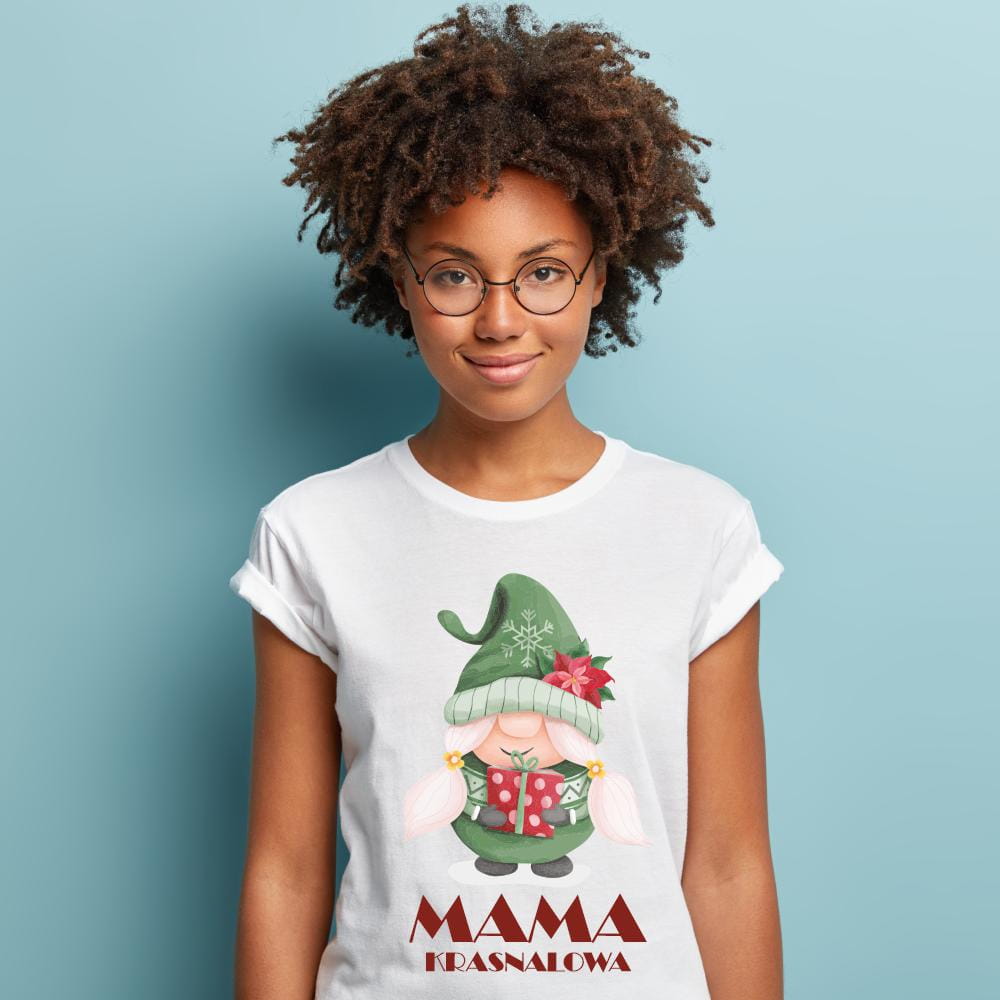 Koszulka Damska T-Shirt Mama Krasnalowa