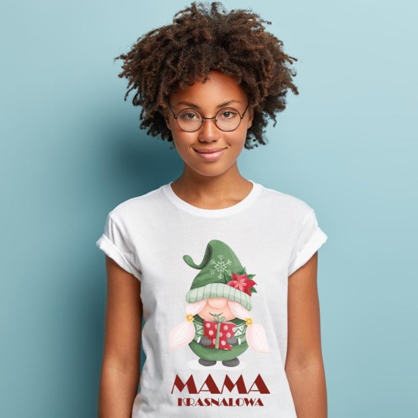 Koszulka Damska T-Shirt Mama Krasnalowa