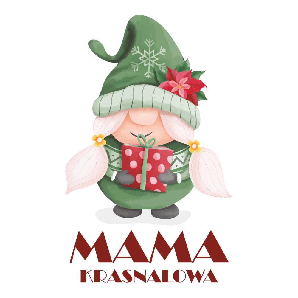 Koszulka Damska T-Shirt Mama Krasnalowa