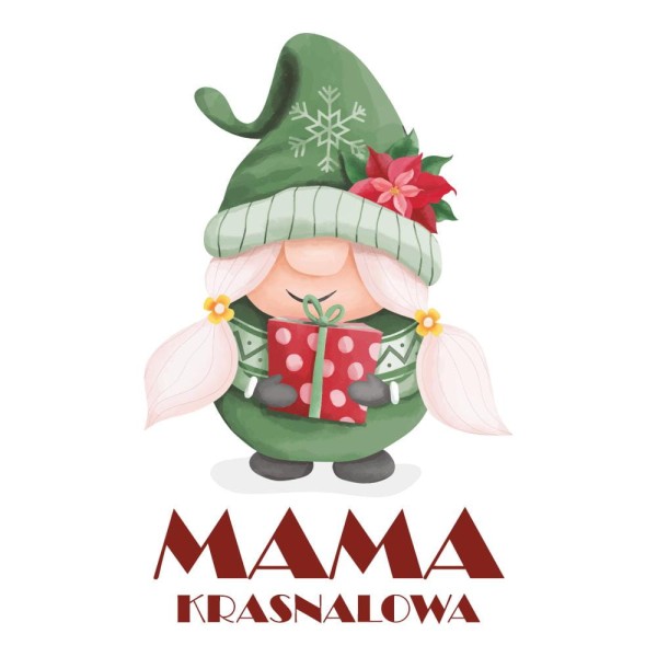 Koszulka Damska T-Shirt Mama Krasnalowa