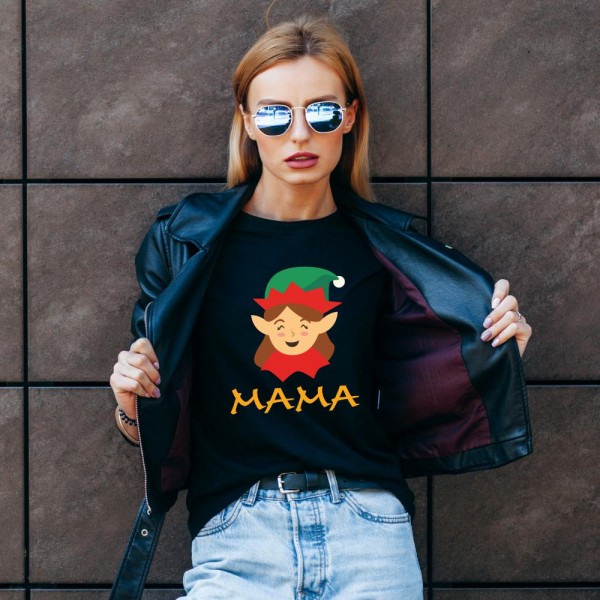 Koszulka Damska T-Shirt Świąteczna Dla Mamy