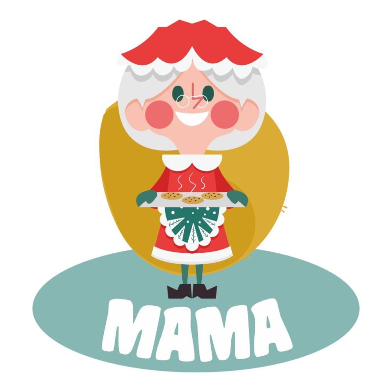 Koszulka Damska T-Shirt Świąteczna Mama