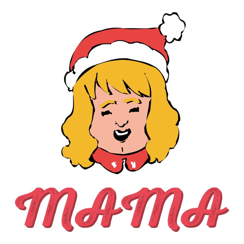 Koszulka Damska T-Shirt Świąteczna Mama