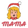 Koszulka Damska T-Shirt Świąteczna Mama