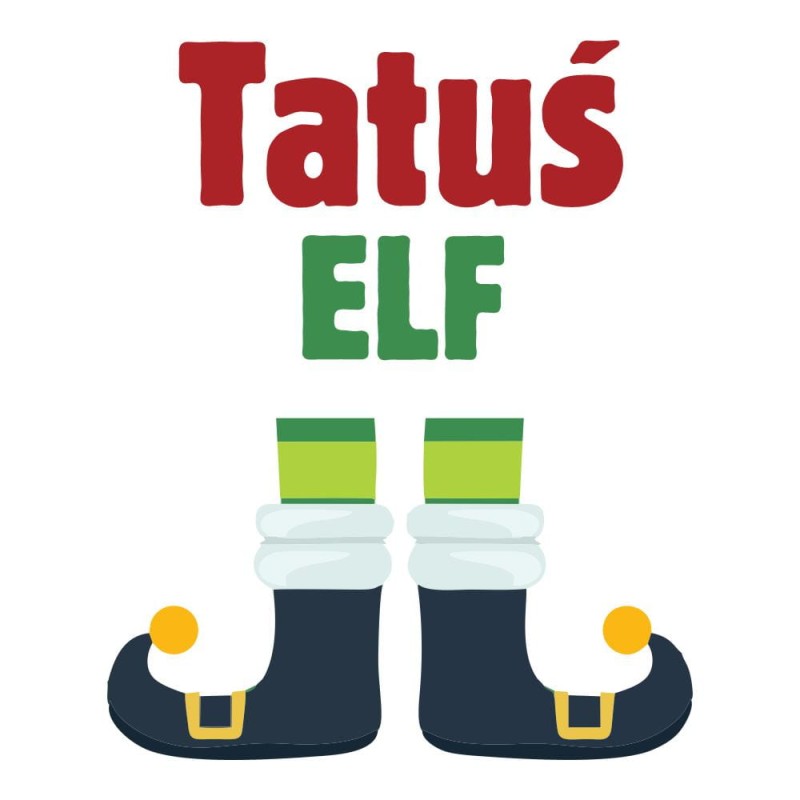 Koszulka Męska T-Shirt Świąteczna Tatuś Elf