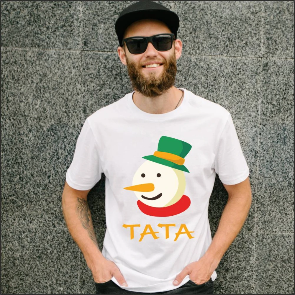 Koszulka Męska T-Shirt Świąteczna Dla Taty