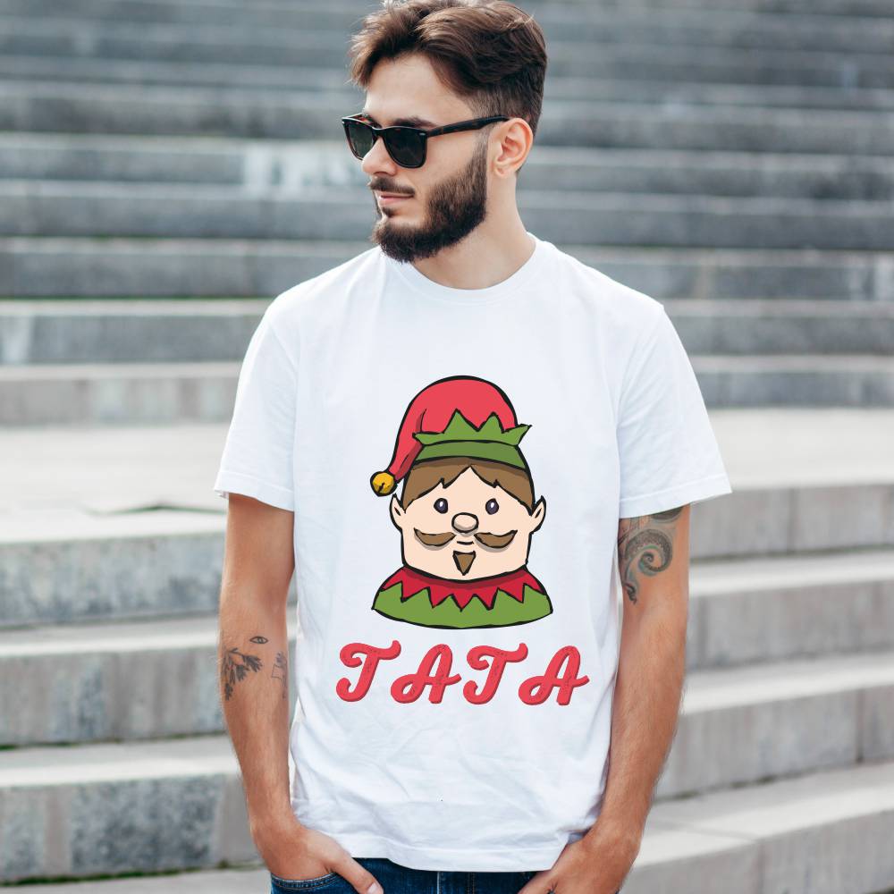 Koszulka Męska T-Shirt Świąteczna Tata