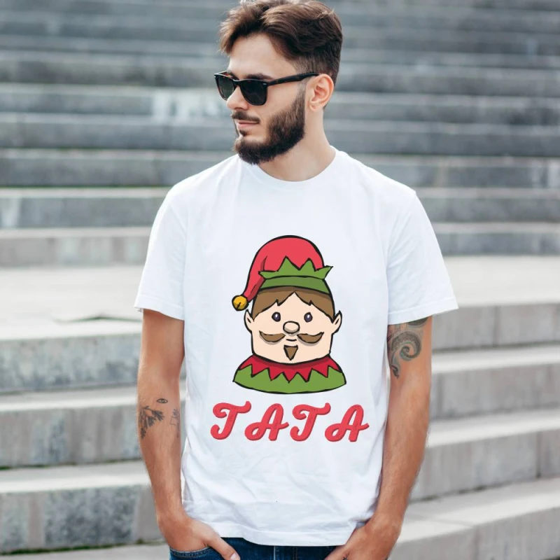 Koszulka Męska T-Shirt Świąteczna Tata