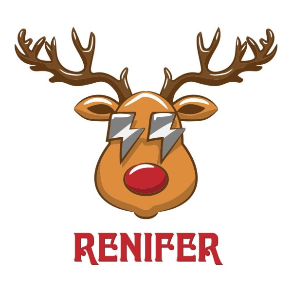 Koszulka Męska T-Shirt Świąteczna Renifer