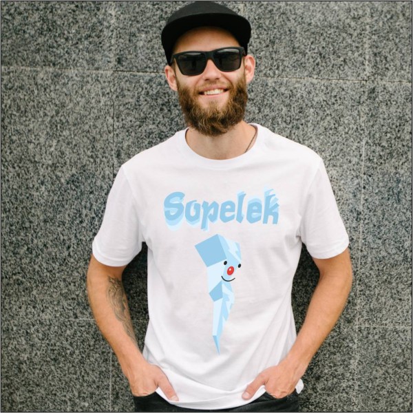 Koszulka Męska T-Shirt Świąteczna Sopelek