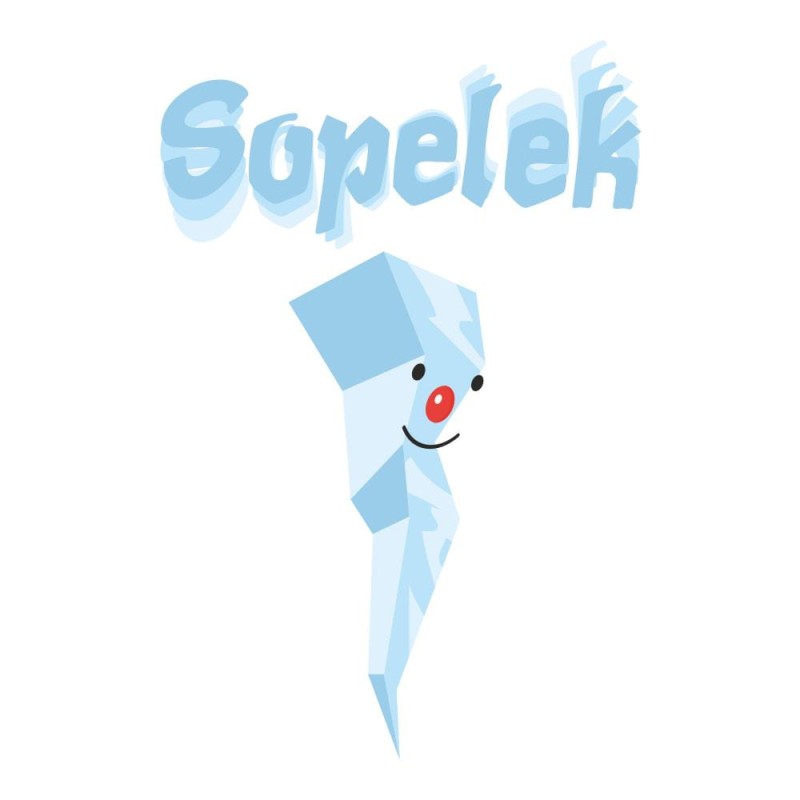 Koszulka Męska T-Shirt Świąteczna Sopelek