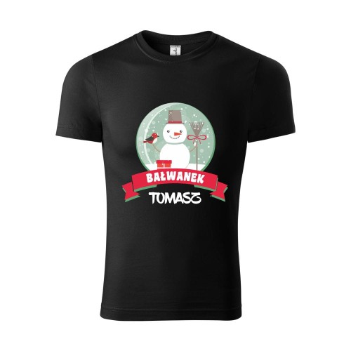 Koszulka Dziecięca Świąteczna Bałwanek Z Imieniem