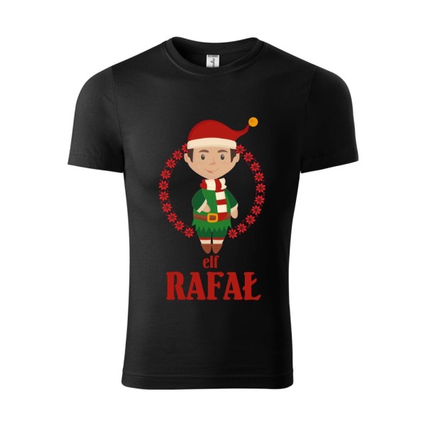 Koszulka Dziecięca Świąteczna Elf + imię
