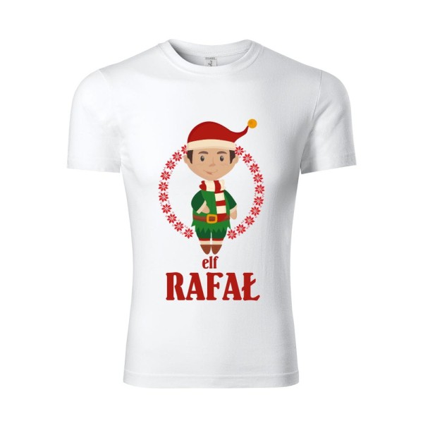 Koszulka Dziecięca Świąteczna Elf + imię