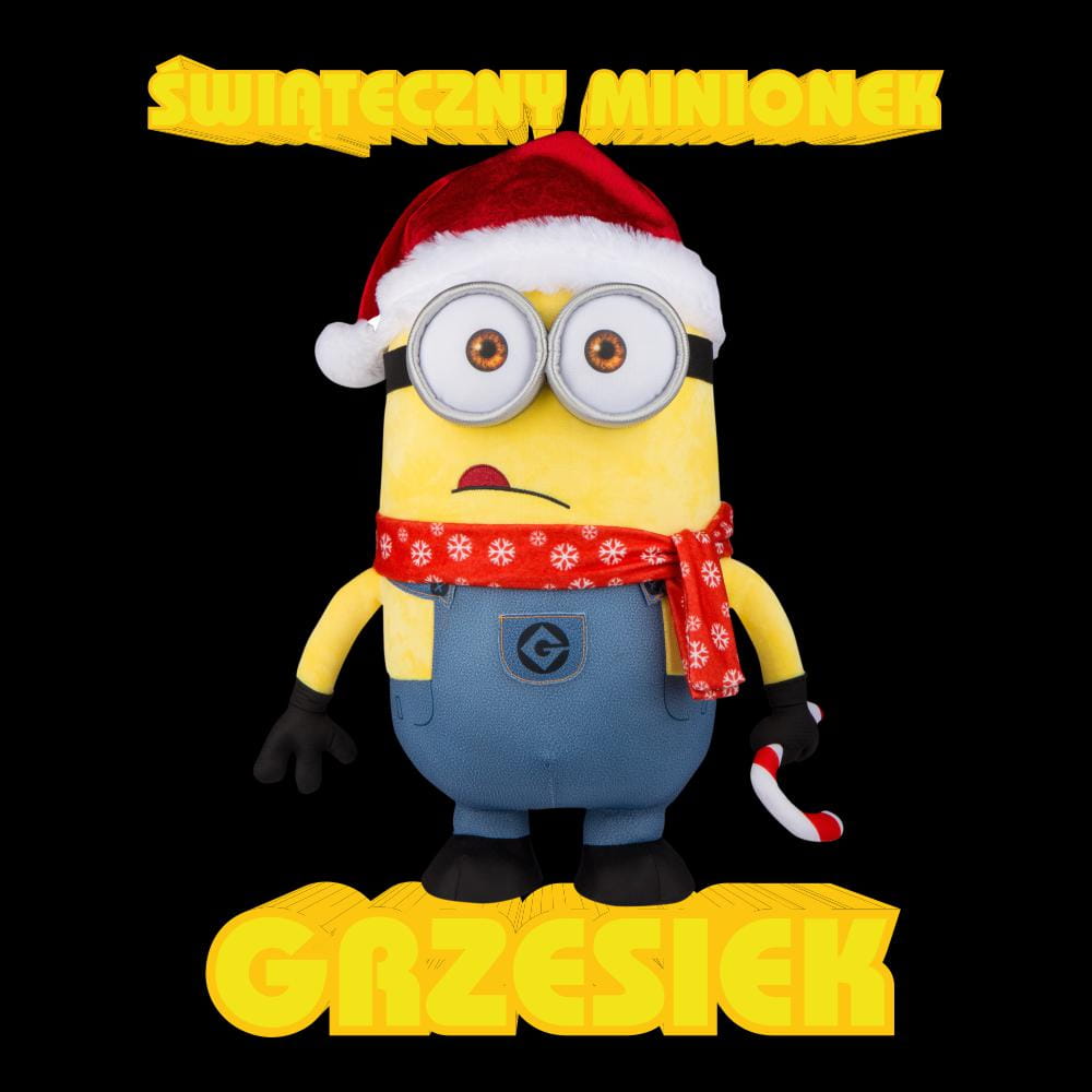 Koszulka Dziecięca Świąteczny Minionek Z Imieniem