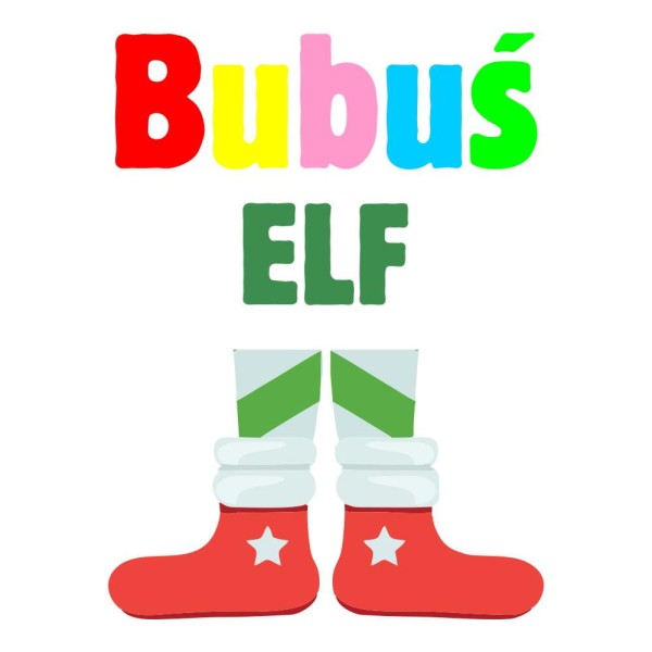 Koszulka Dziecięca Świąteczna Bubuś Elf