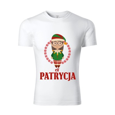 Koszulka Dziecięca Świąteczna Elf + imię