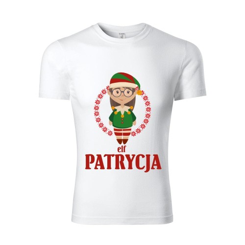 Koszulka Dziecięca Świąteczna Elf + imię