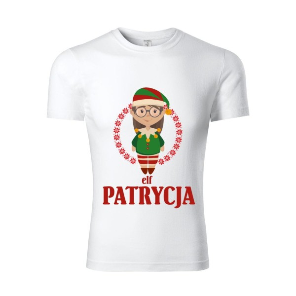 Koszulka Dziecięca Świąteczna Elf + imię