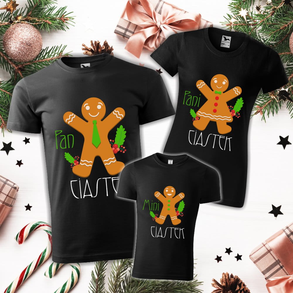 Zestaw Koszulek Świątecznych Dla Całej Rodziny
