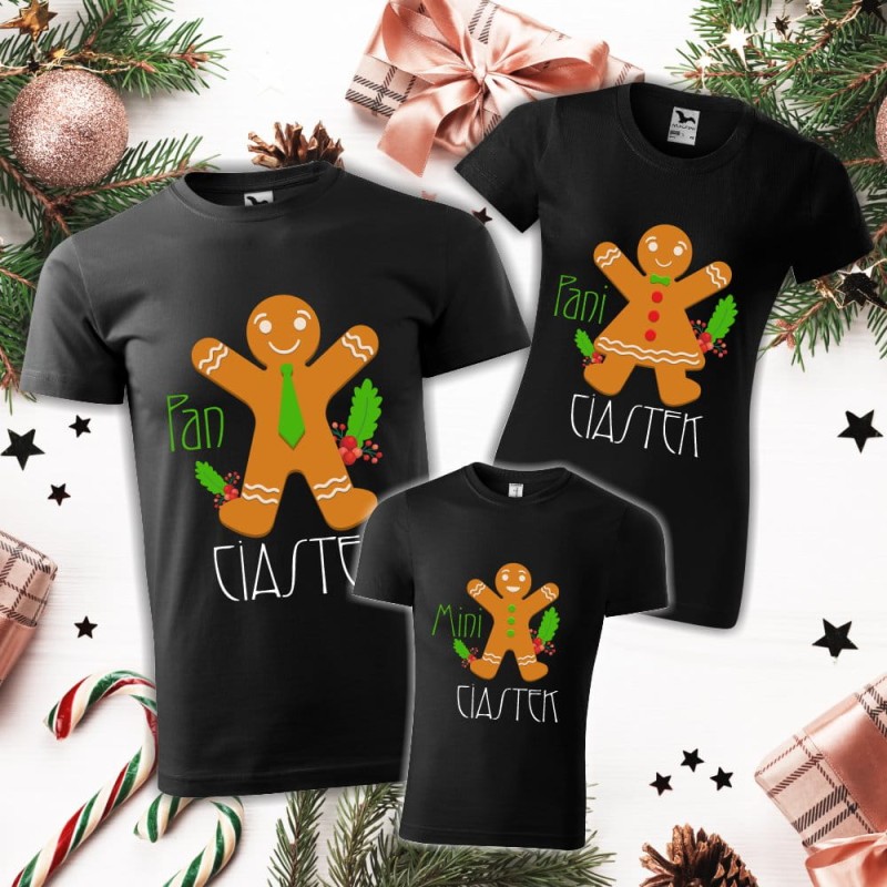 Zestaw Koszulek Świątecznych Dla Całej Rodziny