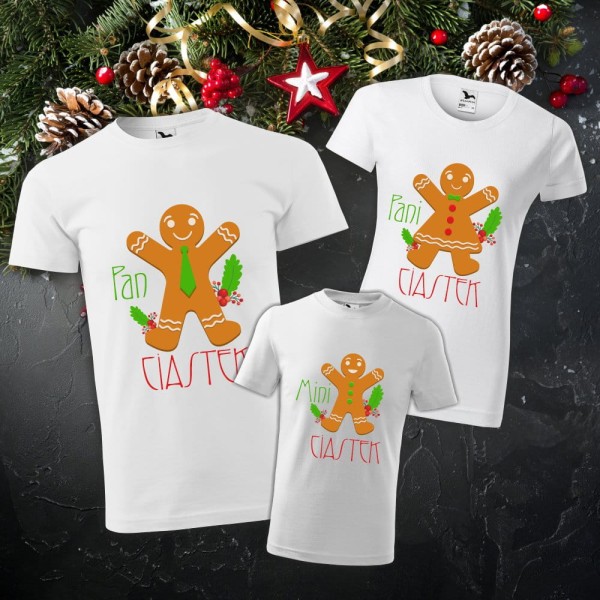 Zestaw Koszulek Świątecznych Dla Mamy Taty Dziecka