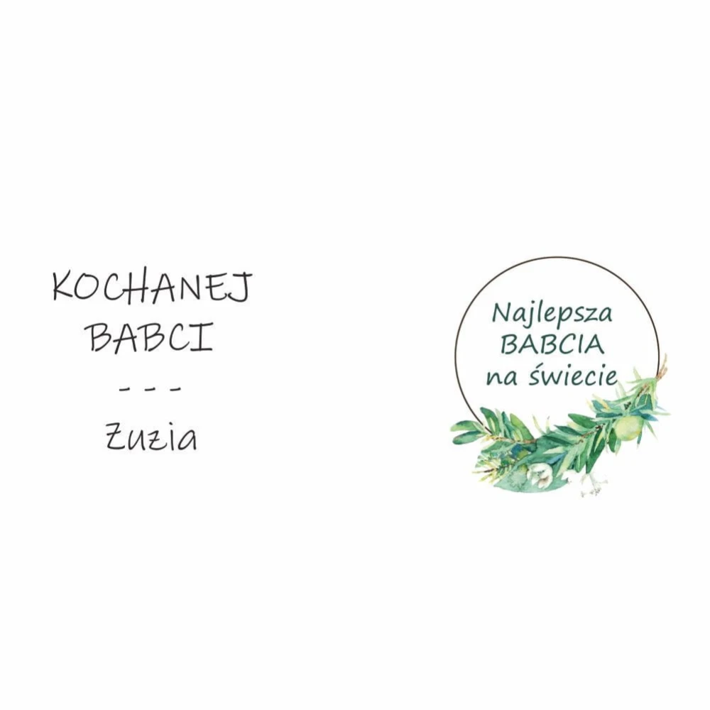 Kubek Latte Z Dedykacją Na Dzień Babci