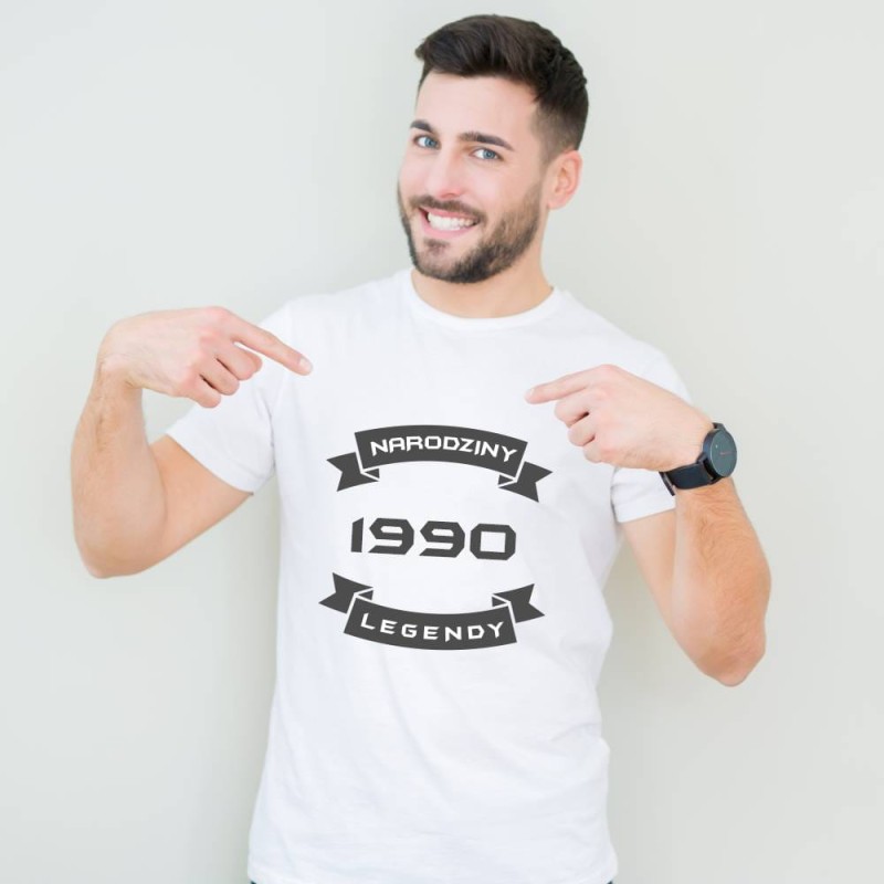 Koszulka Męska T-Shirt Narodziny Legendy