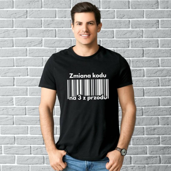 Koszulka Męska T-Shirt Zmiana Kodu