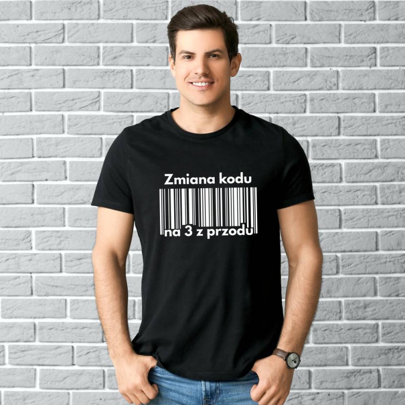 Koszulka Męska T-Shirt Zmiana Kodu