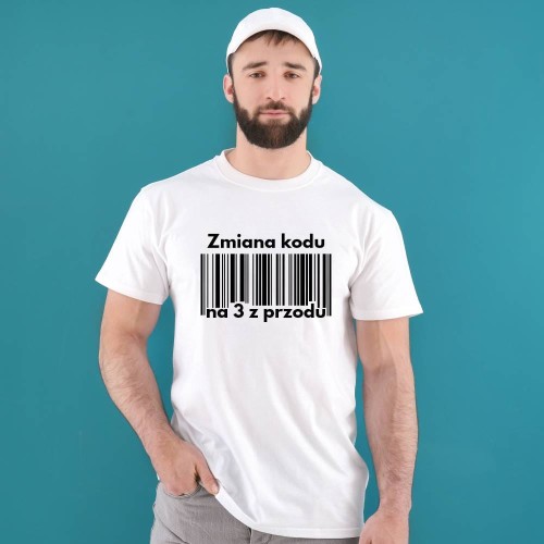 Koszulka Męska Zmiana Kodu Na 3 Z Przodu