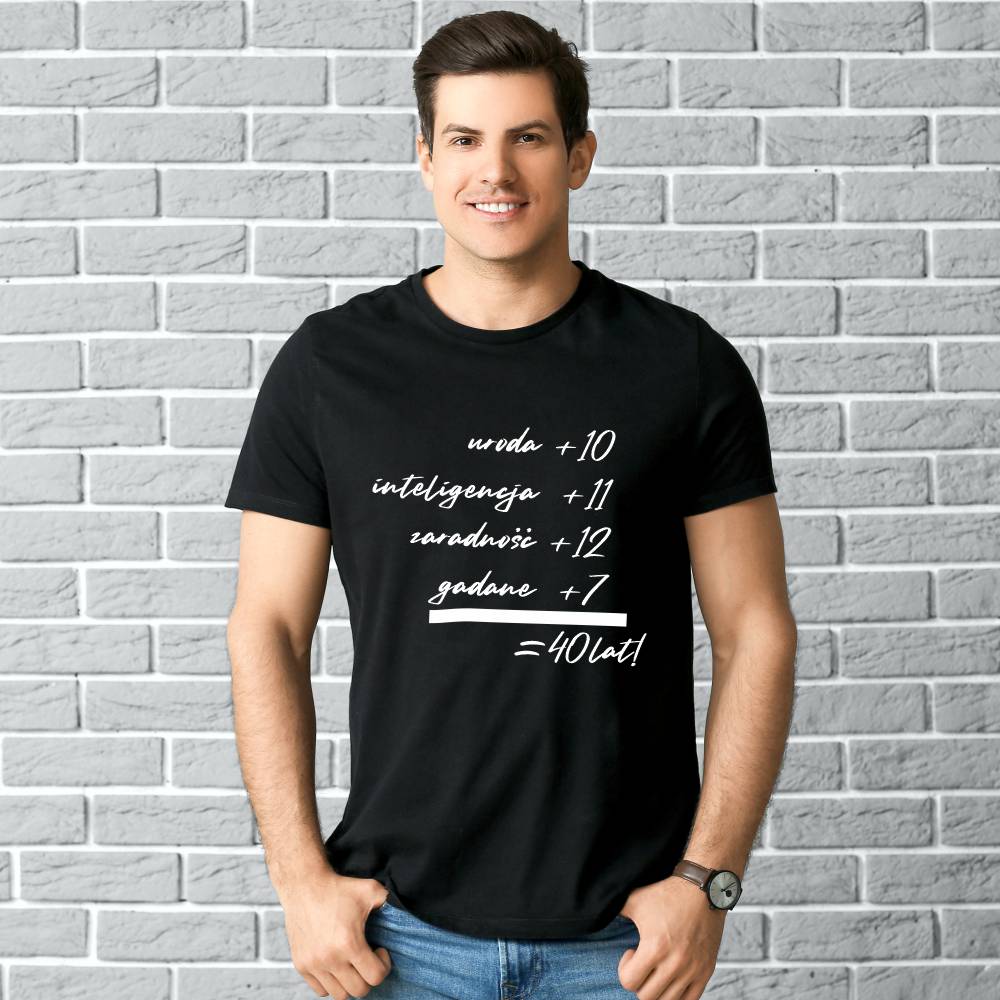 Koszulka Męska T-Shirt Urodzinowa Na Prezent
