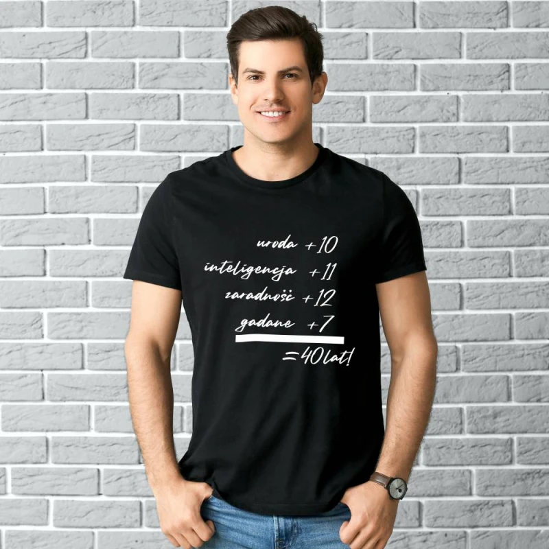 Koszulka Męska T-Shirt Urodzinowa Na Prezent