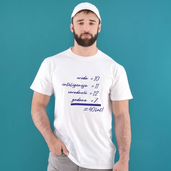 Koszulka Męska T-Shirt Urodzinowa Na Prezent