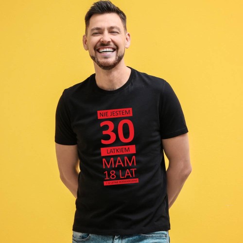 Koszulka Męska Prezent Na 30 Urodziny