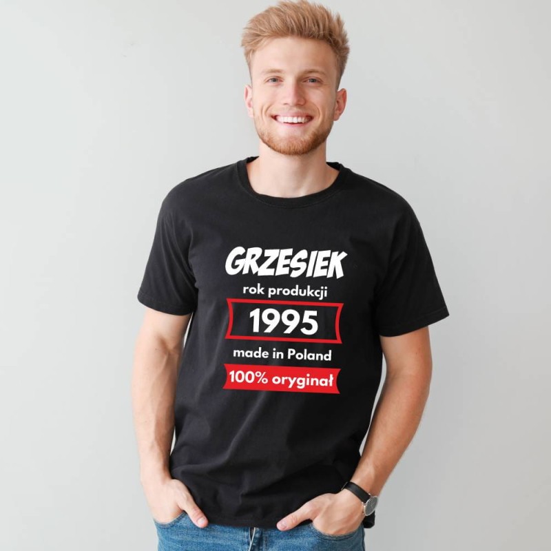 Koszulka Męska T-Shirt Prezent Na Urodziny